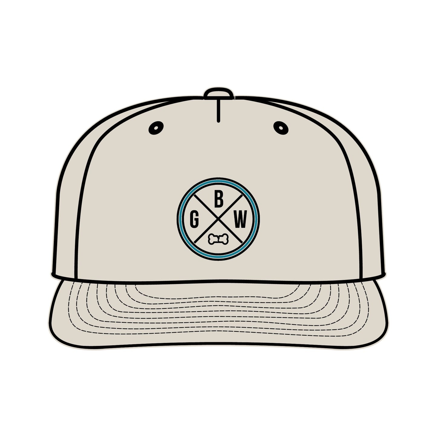 Broken Bone Surf Cap (blue)