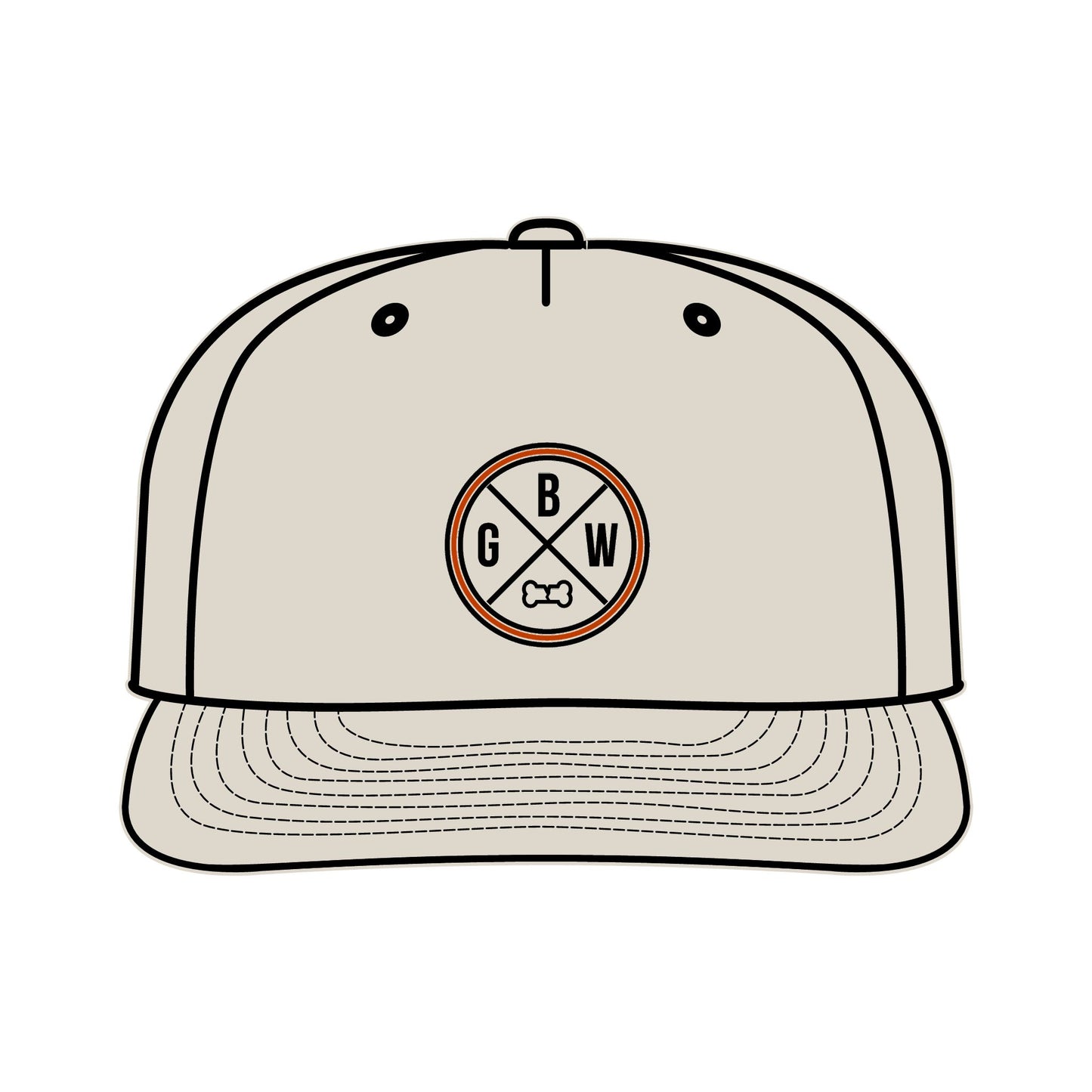 Broken Bone Surf Cap (orange)